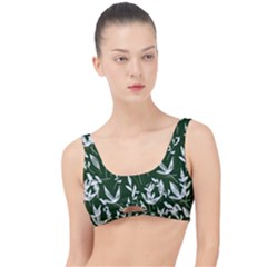 Leaves Pattern Wallpaper Watercolor The Little Details Bikini Top by Ravend