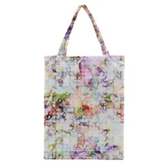 Dirt Puzzle Scrap Book Background Classic Tote Bag by Ravend