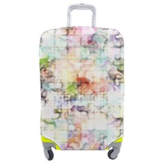 Dirt Puzzle Scrap Book Background Luggage Cover (medium) by Ravend