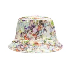 Dirt Puzzle Scrap Book Background Inside Out Bucket Hat by Ravend