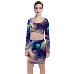 Quantum Physics Dreaming Lucid Top And Skirt Sets by Ravend