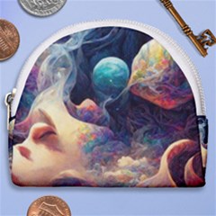 Quantum Physics Dreaming Lucid Horseshoe Style Canvas Pouch by Ravend