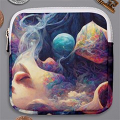 Quantum Physics Dreaming Lucid Mini Square Pouch by Ravend