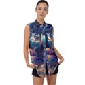 Quantum Physics Dreaming Lucid Sleeveless Chiffon Button Shirt View1