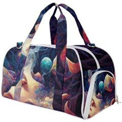 Quantum Physics Dreaming Lucid Burner Gym Duffel Bag by Ravend