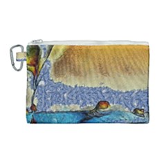 Abstract Painting Art Texture Canvas Cosmetic Bag (large) by Ravend