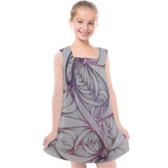 Abstract Background Watercolor Kids  Cross Back Dress by Ravend