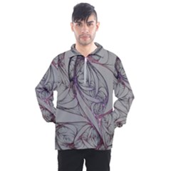 Abstract Background Watercolor Men s Half Zip Pullover