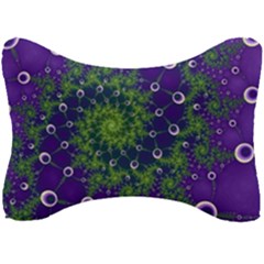 Fractal Spiral Abstract Background Seat Head Rest Cushion by Ravend