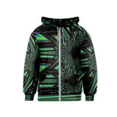 Art Pattern Abstract Design Kids  Zipper Hoodie