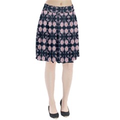 Flowers Daisies Spring Summer Pleated Skirt by Ravend