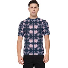 Flowers Daisies Spring Summer Men s Short Sleeve Rash Guard by Ravend