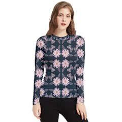 Flowers Daisies Spring Summer Women s Long Sleeve Rash Guard by Ravend