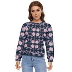 Flowers Daisies Spring Summer Women s Long Sleeve Raglan Tee