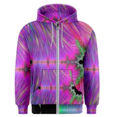 Fractal Fractals Abstract Art Men s Zipper Hoodie