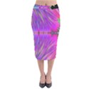 Fractal Fractals Abstract Art Velvet Midi Pencil Skirt View1