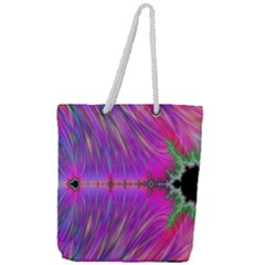 Fractal Fractals Abstract Art Full Print Rope Handle Tote (large)