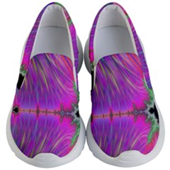 Fractal Fractals Abstract Art Kids Lightweight Slip Ons by Ravend