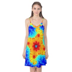 Fractal Starfish Mandelbrot Blue Camis Nightgown  by Ravend