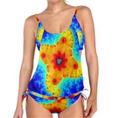 Fractal Starfish Mandelbrot Blue Tankini Set by Ravend