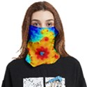 Fractal Starfish Mandelbrot Blue Face Covering Bandana (Two Sides) View1