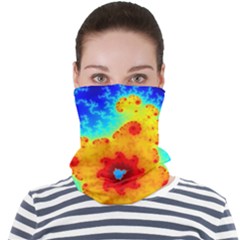 Fractal Starfish Mandelbrot Blue Face Seamless Bandana (adult) by Ravend