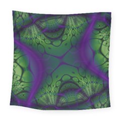 Fractal Abstract Art Pattern Square Tapestry (large)