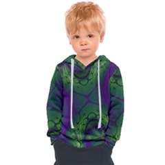 Fractal Abstract Art Pattern Kids  Overhead Hoodie