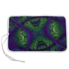 Fractal Abstract Art Pattern Pen Storage Case (l) by Ravend