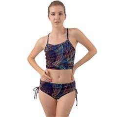 Fractal Abstract Art Mini Tank Bikini Set by Ravend