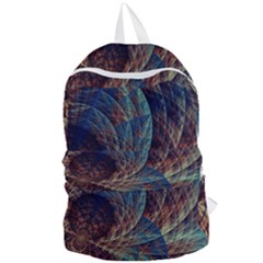 Fractal Abstract Art Foldable Lightweight Backpack by Ravend