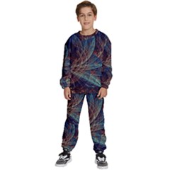 Fractal Abstract Art Kids  Sweatshirt Set