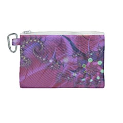 Fractal Math Abstract Abstract Art Canvas Cosmetic Bag (medium) by Ravend