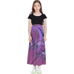 Fractal Math Abstract Abstract Art Kids  Flared Maxi Skirt by Ravend