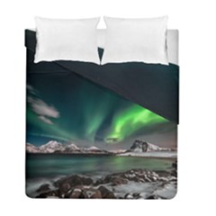 Aurora Borealis Photo Duvet Cover Double Side (full/ Double Size) by danenraven