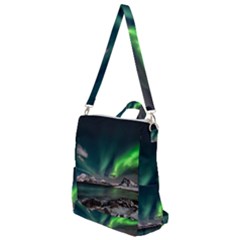 Aurora Borealis Photo Crossbody Backpack by danenraven