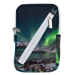 Aurora Borealis Photo Belt Pouch Bag (large) by danenraven