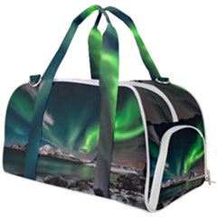 Aurora Borealis Photo Burner Gym Duffel Bag by danenraven