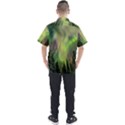 Aurora Borealis In Sky Over Forest Men s Short Sleeve Shirt View2