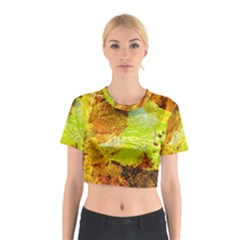 Lake Dallol In Danakil Depression Ethiopia Cotton Crop Top by danenraven