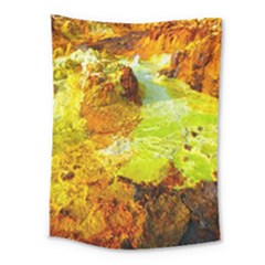 Lake Dallol In Danakil Depression Ethiopia Medium Tapestry by danenraven