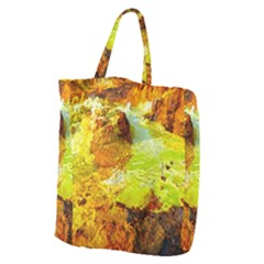 Lake Dallol In Danakil Depression Ethiopia Giant Grocery Tote by danenraven