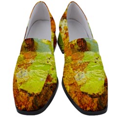 Lake Dallol In Danakil Depression Ethiopia Women s Chunky Heel Loafers by danenraven