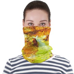 Lake Dallol In Danakil Depression Ethiopia Face Seamless Bandana (adult) by danenraven