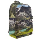 Aerial View Of Mountain And Body Of Water Classic Backpack View2