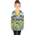 Aerial View Of Mountain And Body Of Water Kids  Double Breasted Button Coat View1