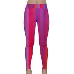 Multicolored Abstract Linear Print Classic Yoga Leggings by dflcprintsclothing