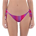 Multicolored Abstract Linear Print Reversible Bikini Bottom View1