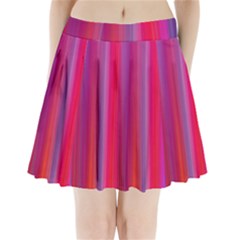 Multicolored Abstract Linear Print Pleated Mini Skirt by dflcprintsclothing