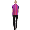 Multicolored Abstract Linear Print Women s Button Up Vest View2